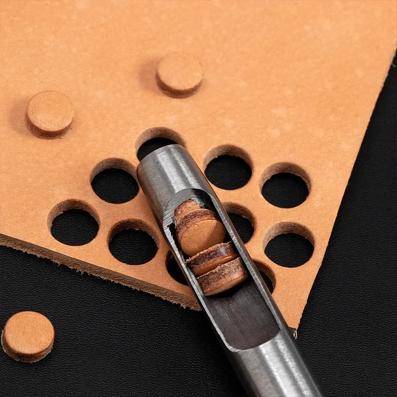 1 à 15 poinçons ronds pour maroquinerie et ceintures