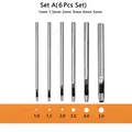 1 à 15 poinçons ronds pour maroquinerie et ceintures – Couleur Set A (6 Pcs)