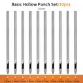 1 à 15 poinçons ronds pour maroquinerie et ceintures – Couleur Set E-1.5mm (10Pcs)