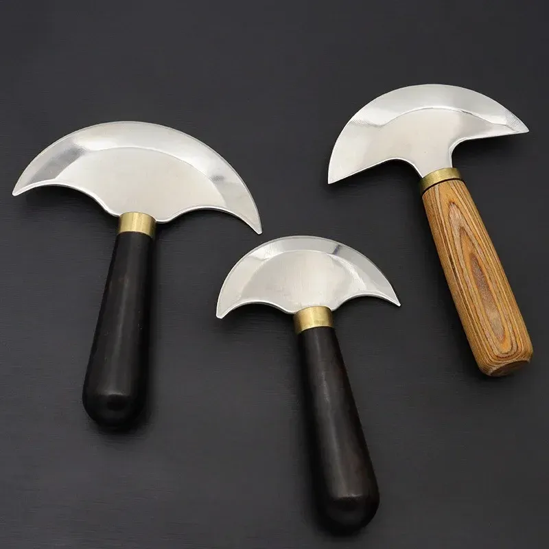 1 couteau demi-rond pour découpe et finition du cuir