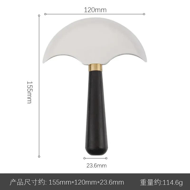 1 couteau demi-rond pour découpe et finition du cuir