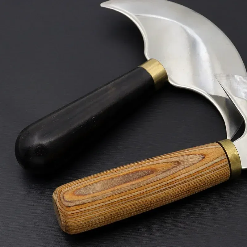 1 couteau demi-rond pour découpe et finition du cuir