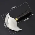 1 couteau demi-rond pour découpe et finition du cuir – Couleur Style A