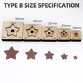 1 matrice découpe étoile pour cuir 15 à 55 mm – 4