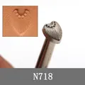 1 outil timbres cuir peau de poisson pour artisanat – Couleur 1Pcs N718