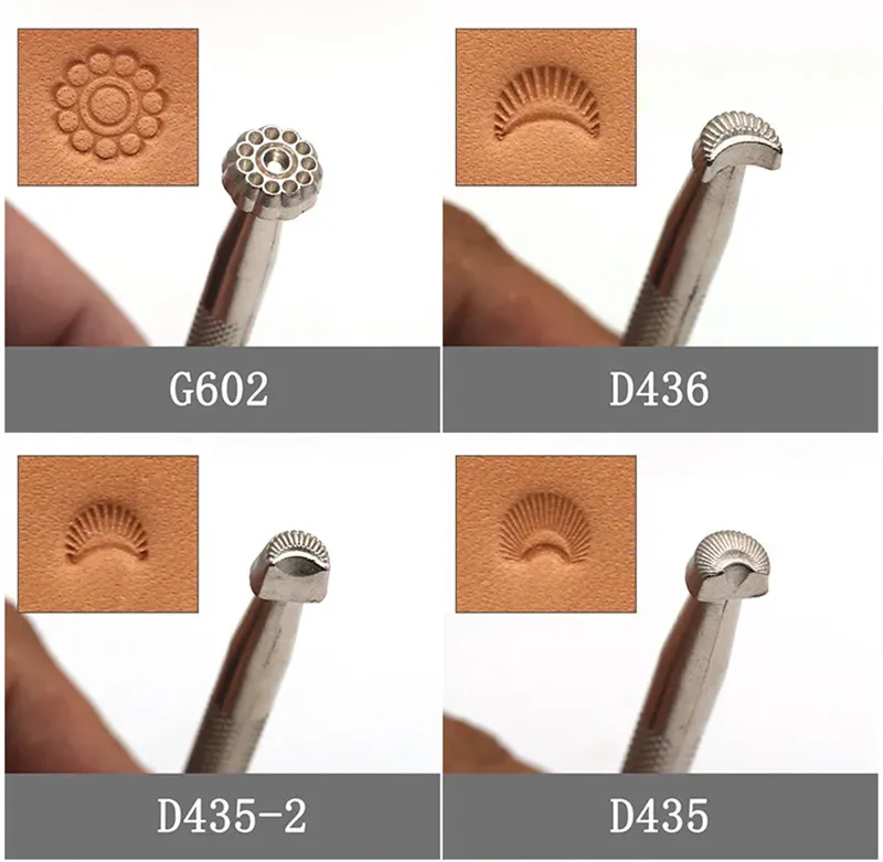 1 outil timbres cuir peau de poisson pour artisanat