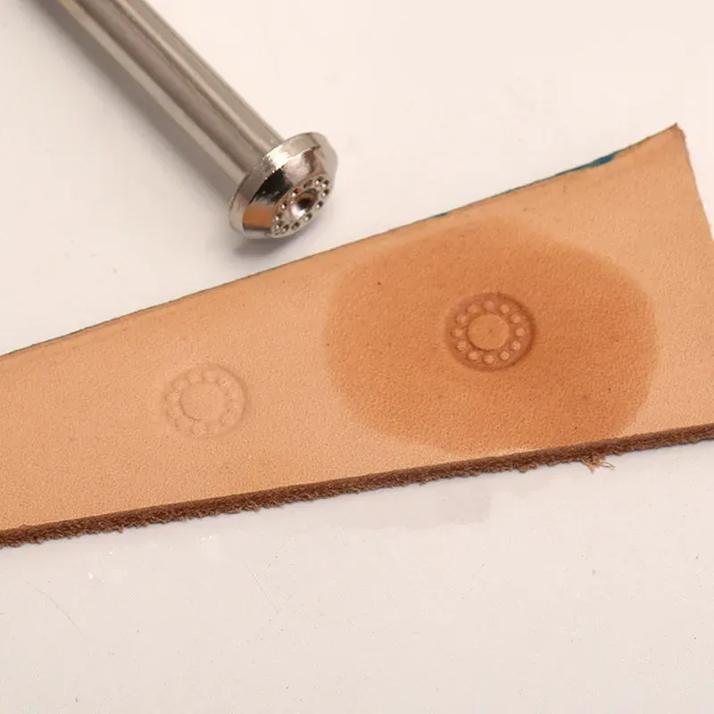 1 outil timbres cuir peau de poisson pour artisanat