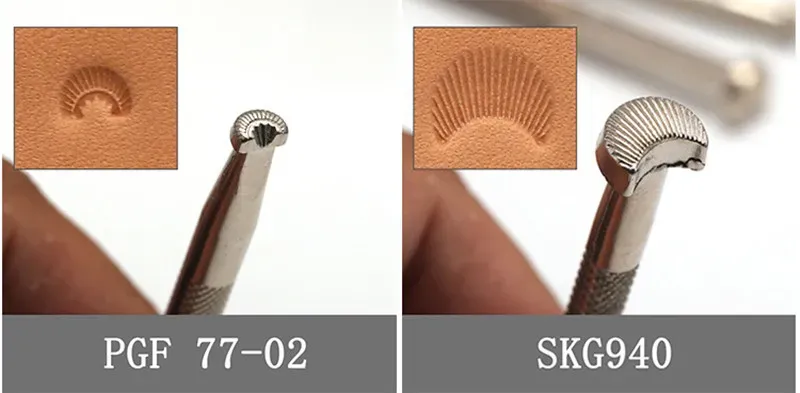 1 outil timbres cuir peau de poisson pour artisanat