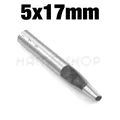 1 perforateur cuir ovale 4 à 5 mm pour ceintures – Couleur 5x17mm