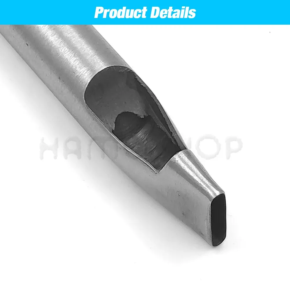 1 perforateur cuir ovale 4 à 5 mm pour ceintures