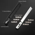 1 set biseauteurs métal pour amincir le cuir – 6