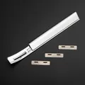 1 set biseauteurs métal pour amincir le cuir – Couleur Silver - 1Set