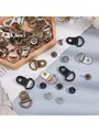 10 jeux d'œillets en cuivre avec rivets pour chaussures – 3