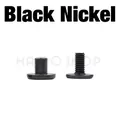 10 jeux rivets double tête métal pour maroquinerie – Couleur Black Nickel