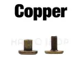 10 jeux rivets double tête métal pour maroquinerie – Couleur Copper