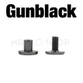10 jeux rivets double tête métal pour maroquinerie – Couleur Gunblack
