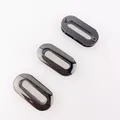 10 œillets ovales 18,5 à 25 mm pour sacs – Couleur gunmetal