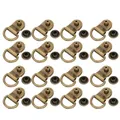 100 crochets et Drings laiton pour chaussures – 5