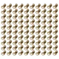 100 crochets et Drings laiton pour chaussures – Couleur Cuivre antique