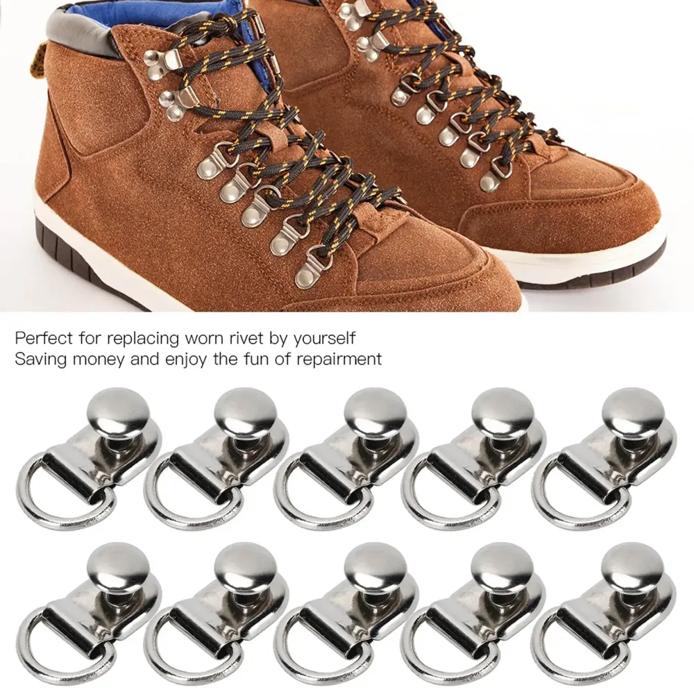 100 jeux œillets et crochets laiton pour chaussures