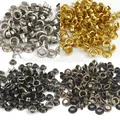 100 jeux œillets laiton 3,5 à 4 mm avec rondelle – 1