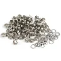 100 jeux œillets laiton 3,5 à 4 mm avec rondelle – 3