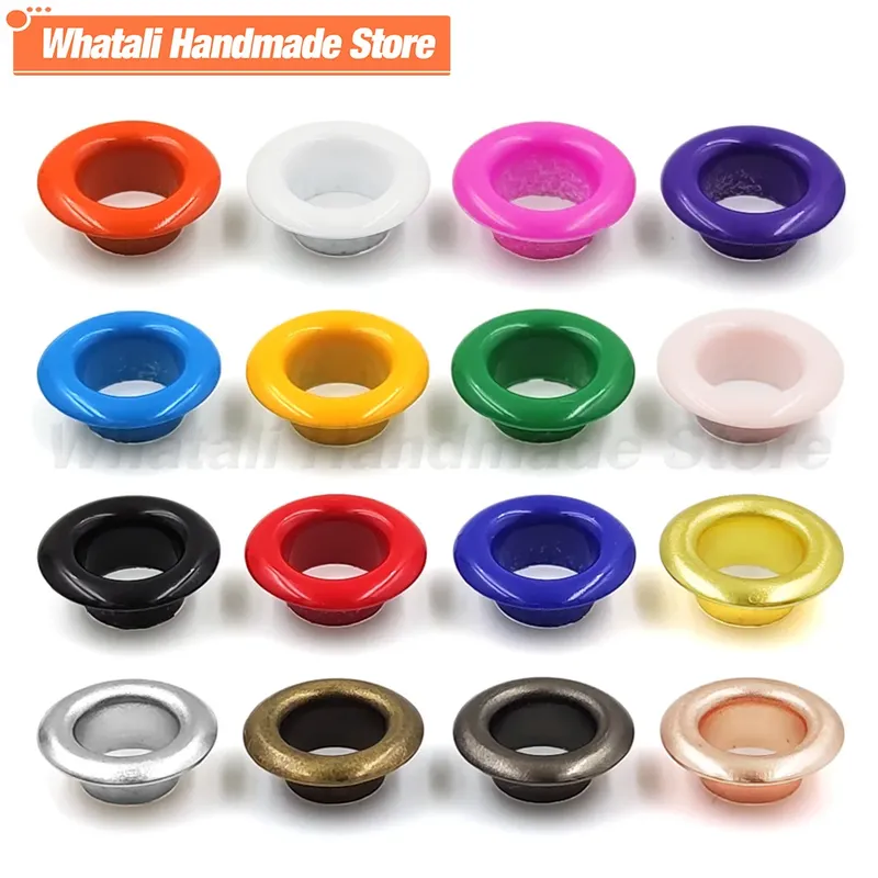 100 œillets métalliques 4 mm pour maroquinerie et accessoires