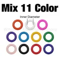 100 œillets métalliques 4 mm pour maroquinerie et accessoires – Couleur Mix 11 Color