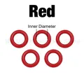 100 œillets métalliques 4 mm pour maroquinerie et accessoires – Couleur Red