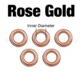 100 œillets métalliques 4 mm pour maroquinerie et accessoires – Couleur Rose Gold