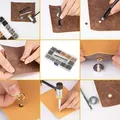 100 ou 200 jeux œillets 6 mm pour maroquinerie – 5