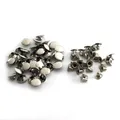 100 rivets métal 3 à 10 mm pour maroquinerie et accessoires – Couleur argent