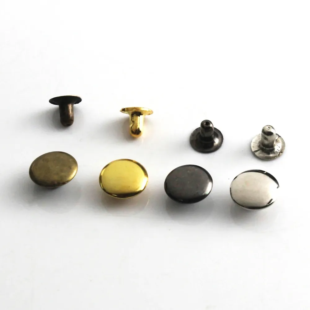 100 rivets métal 3 à 10 mm pour maroquinerie et accessoires