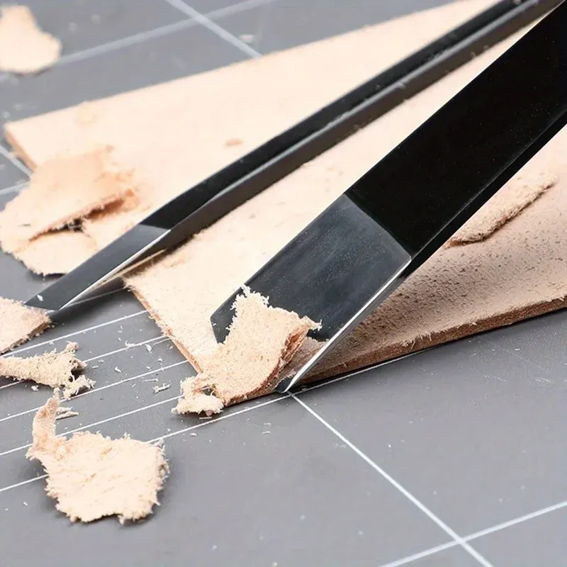 2 couteaux amincir le cuir pour artisanat
