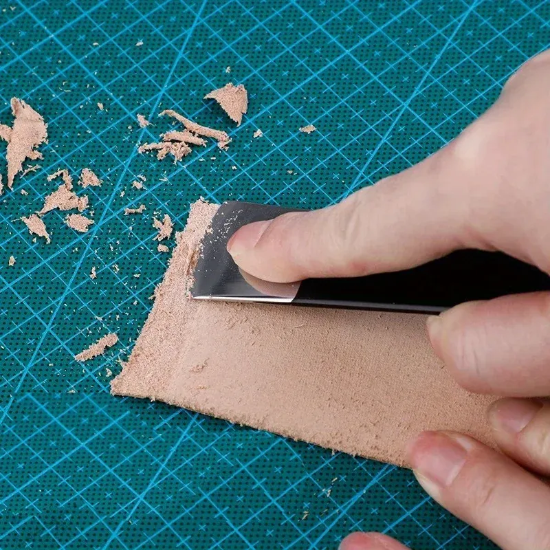 2 couteaux amincir le cuir pour artisanat
