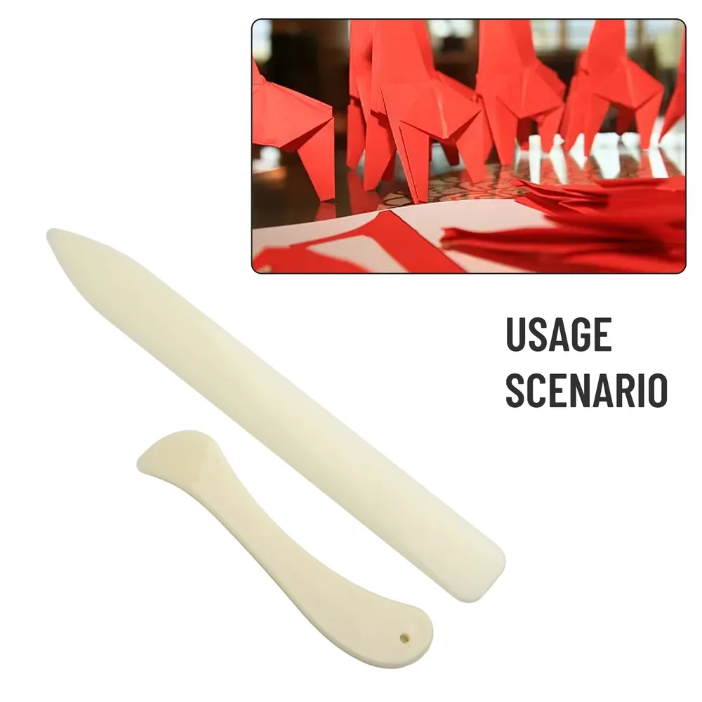2 outils plioirs en os pour maroquinerie