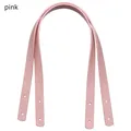 2 poignées amovibles cuir PU pour sacs – Couleur Rose