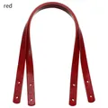 2 poignées amovibles cuir PU pour sacs – Couleur Rouge