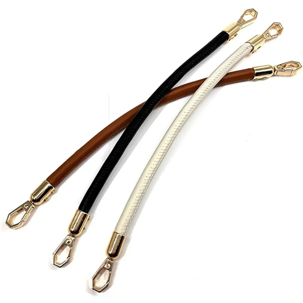 2 poignées cuir PU pour sacs à main