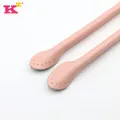 2 sangles cuir vache 40 à 60 cm pour sacs – Couleur Light pink
