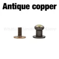 20 jeux rivets tête ronde pour maroquinerie – Couleur Antique copper