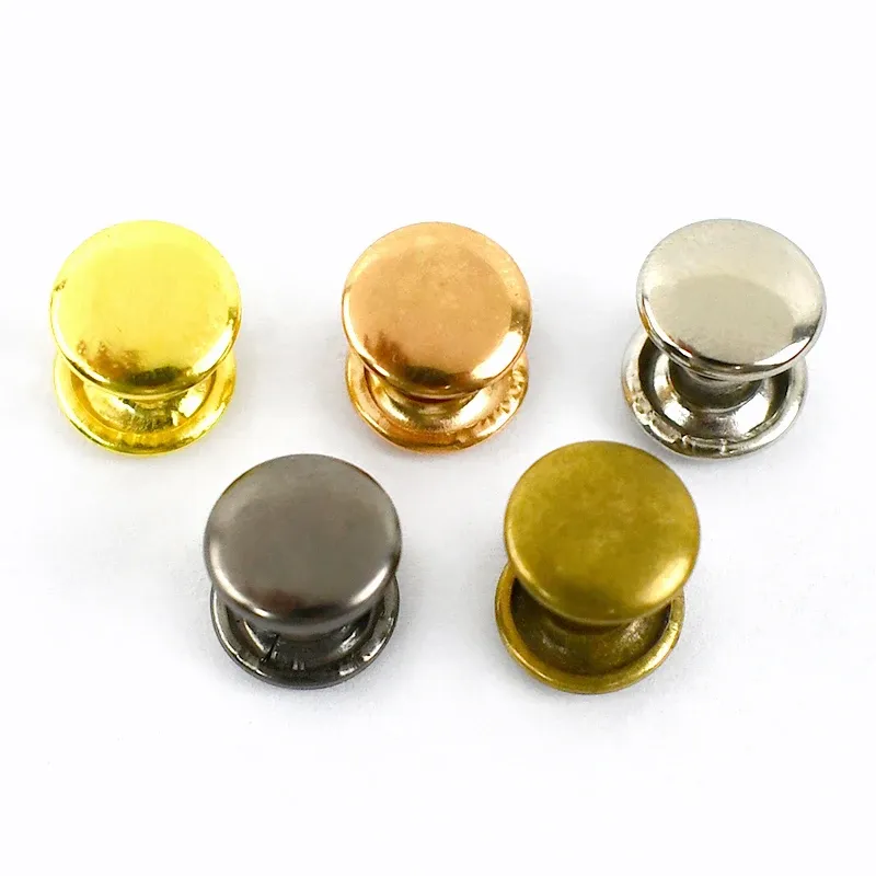 200 jeux rivets double corps 6 à 12 mm pour cuir