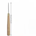 3 poinçons à manche bois pour artisanat cuir – 3