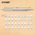 37 tampons cuir chiffres et lettres 6,5 mm pour artisanat – 2
