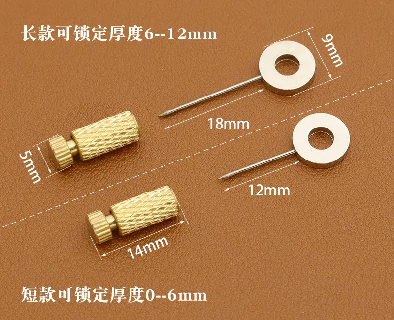 5 aiguilles positionnement suture pour maroquinerie