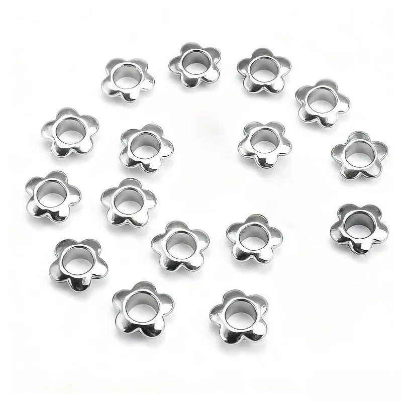 50 œillets floraux fer pour réparation cuir