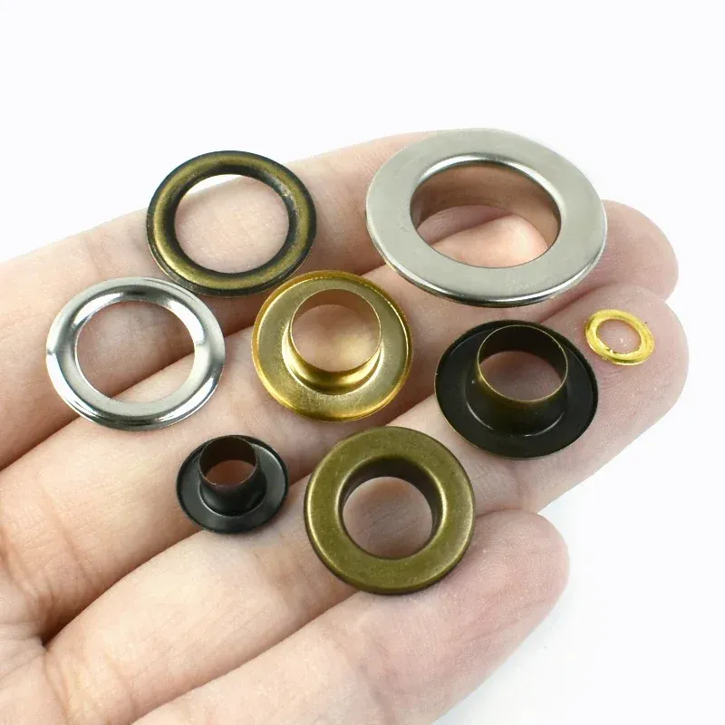 50 œillets métal 3,5 à 10 mm pour maroquinerie