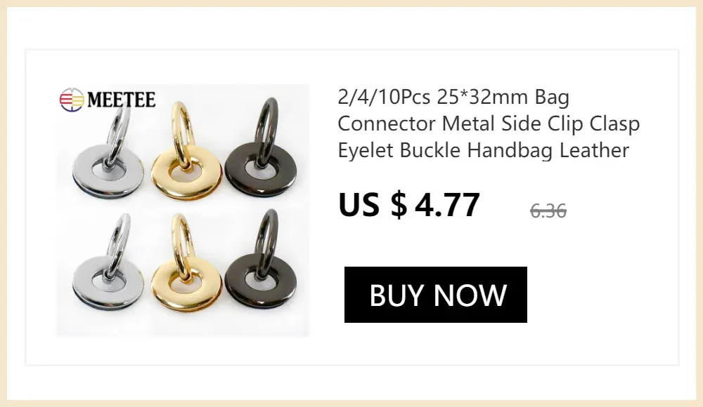 50 œillets métal 3,5 à 10 mm pour maroquinerie