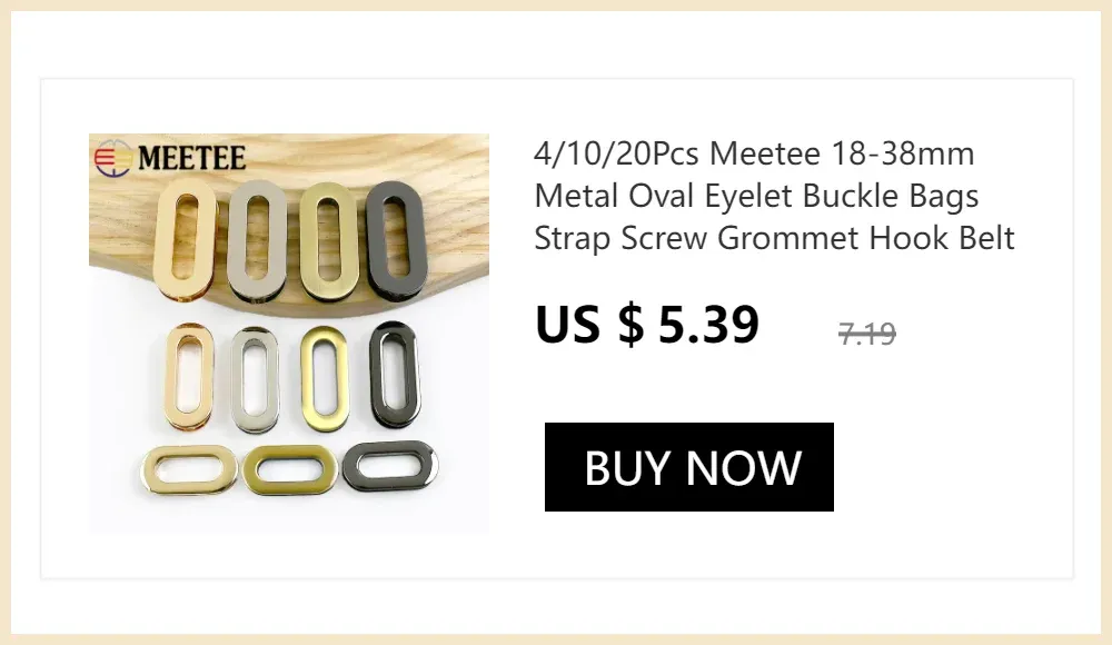50 œillets métal 3,5 à 10 mm pour maroquinerie