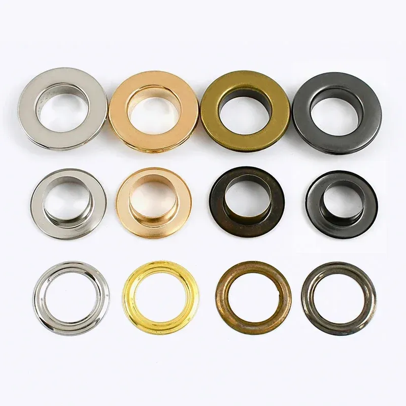 50 œillets métal 3,5 à 10 mm pour maroquinerie